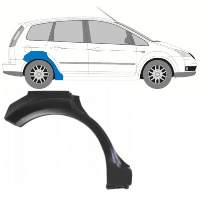 FORD FOCUS C-MAX 2003-2007 ACHTERSPATBORD REPARATIEPANEEL / RECHTS