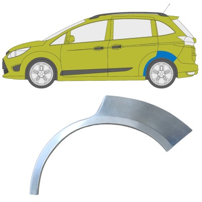 Reparatiepaneel achterspatbord voor Ford C-Max 2010-2019 Grand / Links 15874