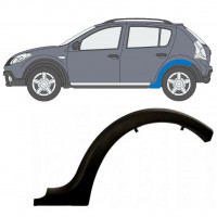 Zijlijst sierlijst achterspatbord voor Dacia Sandero Stepway 2008-2013 / Links 9034