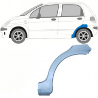 Reparatiepaneel achterspatbord voor Daewoo Matiz 1998-2008 / Links 8330