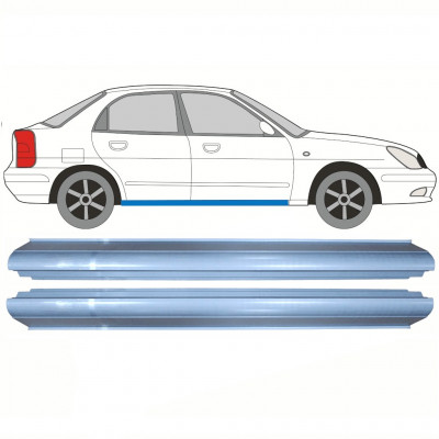 Reparatie dorpel voor Daewoo Nubira 1997-2004 / Links = Rechts (symmetrisch) / Set 10663