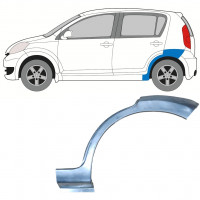 Reparatiepaneel achterspatbord voor Daihatsu Sirion 2005-2010 / Links 8133