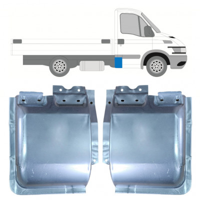 Reparatiepaneel achter hoek voor Iveco Daily 2000-2012 / Links + Rechts / Set 10051