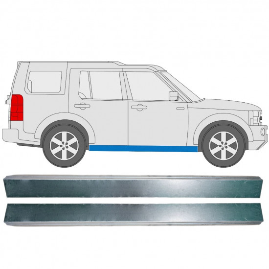 Binnenste reparatie dorpel voor Land Rover Discovery 2004-2009 / Links = Rechts (symmetrisch) / Set 10937