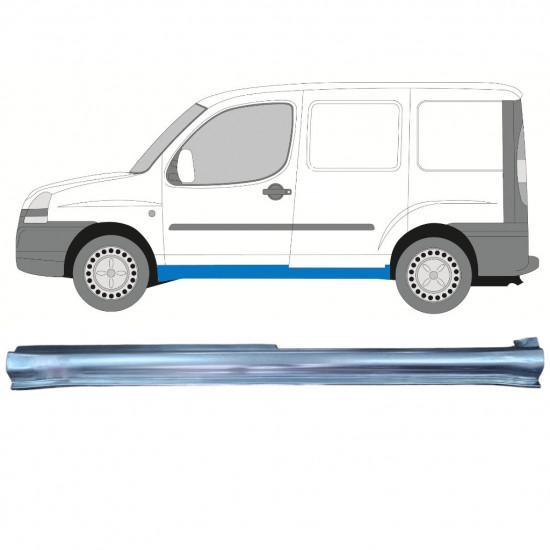 Reparatie dorpel voor Fiat Doblo 2001-2010 / Links 11467