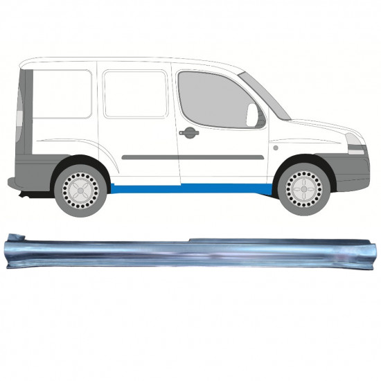 Reparatie dorpel voor Fiat Doblo 2001-2010 / Rechts 11466