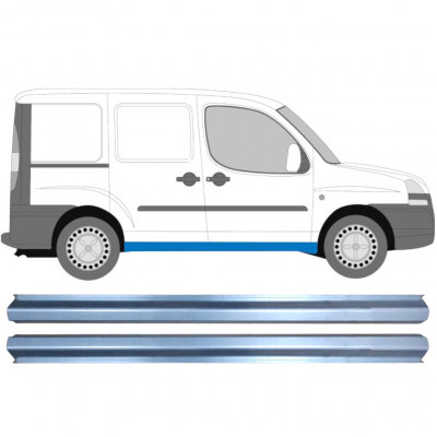 Reparatie dorpel voor Fiat Doblo 2001-2010 / Set 11348