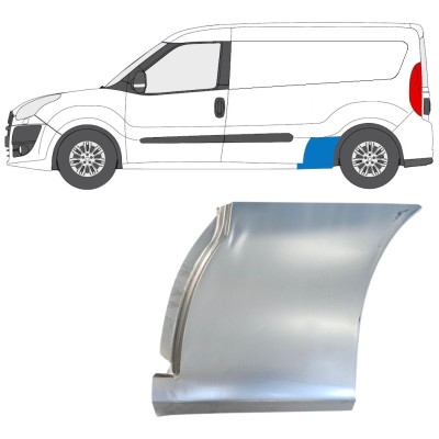 Reparatiepaneel achterspatbord voor Fiat Doblo 2010-2022 / Links 14991