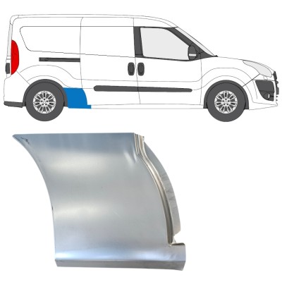 Reparatiepaneel achterspatbord voor Fiat Doblo 2010-2022 / Rechts 14990