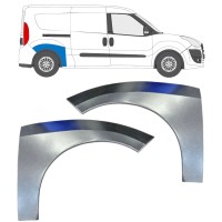 Reparatiepaneel achterspatbord voor Fiat Doblo 2010-2022 / Links + Rechts / Set 15038