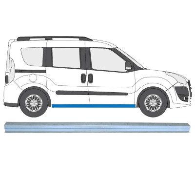 Reparatie dorpel voor Opel Combo D 2011-2018 / Links = Rechts (symmetrisch) 15362