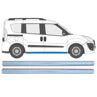 Reparatie dorpel voor Fiat Doblo 2010-2022 / Links + Rechts / Set 15361