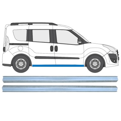 Reparatie dorpel voor Opel Combo D 2011-2018 / Links + Rechts / Set 15363