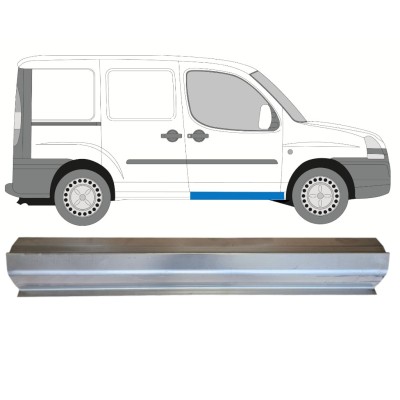 Reparatie dorpel voorste deuren voor Fiat Doblo 2001-2010 / Links = Rechts (symmetrisch) 14621