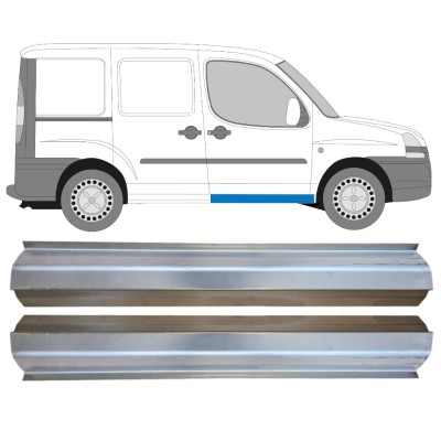 Reparatie dorpel voorste deuren voor Fiat Doblo 2001-2010 / Links + Rechts / Set 14622