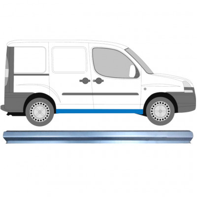 Reparatie dorpel voor Fiat Doblo 2001-2010 / Links = Rechts (symmetrisch) 5456