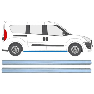 Reparatie dorpel voor Fiat Doblo 2010-2022 / Links + Rechts / Set 15361