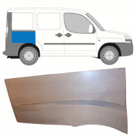 Reparatiepaneel achterspatbord voor Fiat Doblo 2001-2010 / Rechts 10181