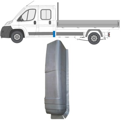 Reparatiepaneel achter hoek voor Citroen Jumper 2006-2026 / Links 16619