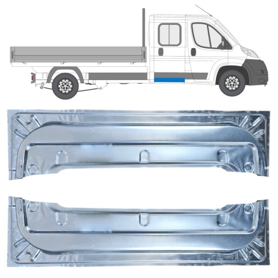 Binnen reparatiepaneel achterste deuren voor Citroen Jumper 2006-2026 / Links + Rechts 16394