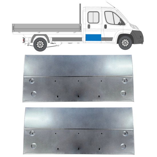 Reparatie plaatwerk achterste deuren voor Citroen Jumper 2006-2026 / Links + Rechts 16079