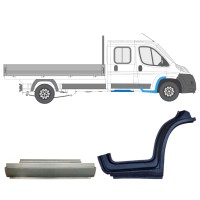 Reparatiepaneel set voor Fiat Ducato 2006-2014 / Rechts / Dubbele cabine / 14796 Reparatiepaneel set voor Fiat Ducato 2006-2014 / Rechts / Dubbele cabine / 14796