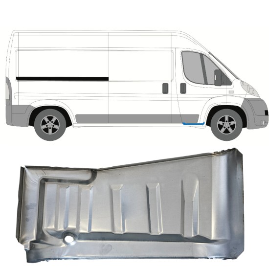 Instapplaat voor Citroen Jumper 2006-2025 / Rechts 15392