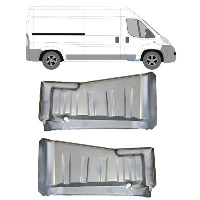 Instapplaat voor Fiat Ducato 2006-2025 / Links + Rechts / Set 15061
