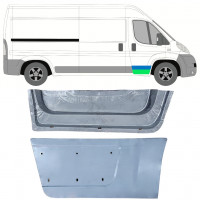 Binnen + buiten reparatiepaneel voor deur voor Fiat Ducato 2006- / Rechts / Set 12004