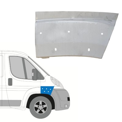 Reparatiepaneel voorspatbord voor Fiat Ducato 2006-2014 / Rechts 14704