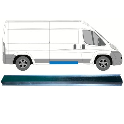 Middelste interne reparatie dorpel voor Citroen Jumper 2006-2026 / Links = Rechts (symmetrisch) 16139