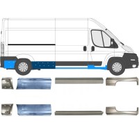 Reparatie dorpel voor Fiat Ducato 2006-2026 / Links + Rechts / Set 10887