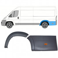 Sierlijst zijlijst achter spatbord met lamp voor Fiat Ducato Boxer Relay 2006-2018 / Links / Set 10246