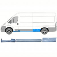 Reparatiepaneel set voor Fiat Ducato 2006- / LWB / Links /  12423