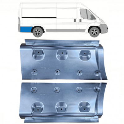 Reparatiepaneel achterspatbord voor Fiat Ducato 2006- / Links + Rechts / Set 10339