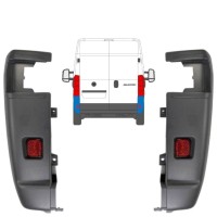 Hoek achterbumper 270 graden voor Citroen Jumper 2006-2018 / Links + Rechts / Set 14064