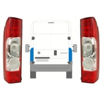 Achterlicht voor Fiat Ducato 2006-2014 / Links + Rechts / Set 10026