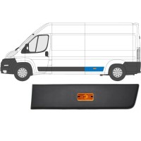 Achterste sierlijst zijlijst met positielicht voor Peugeot Boxer 2006-2018 / Links / Set 14139