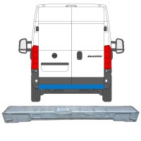 Reparatiepaneel achterbumper versterking voor Fiat Ducato 2006-2026 16869