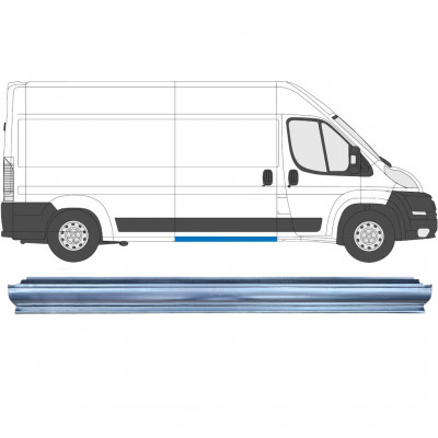 Schuifdeur dorpel reparatiepanel  voor Fiat Ducato 2006- / Links = Rechts (symmetrisch) 5947