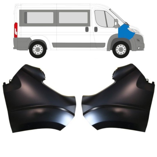 Voorste spatbord voor Citroen Jumper 2014-2018 / Links 15397