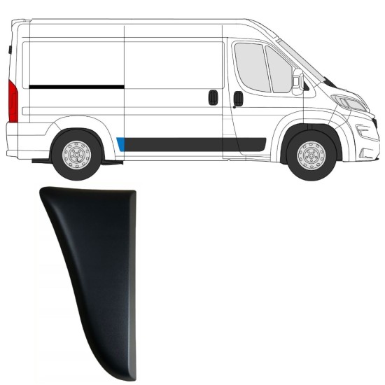Zijlijst sierlijst achterspatbord voor Fiat Ducato 2018- / Rechts 14802 Zijlijst sierlijst achterspatbord voor Fiat Ducato 2018- / Rechts 14802