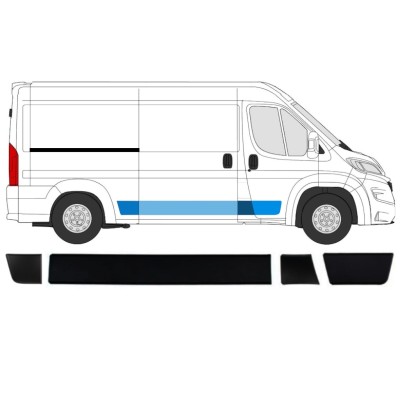 Sierlijsten set voor Citroen Jumper 2018- / Rechts 15420