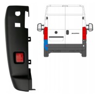 Hoek achterbumper 180 graden voor Citroen Jumper 2018- / Links 16035