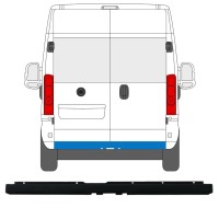 Achterbumper met opening voor trekhaak voor Opel Movano 2021- 16167