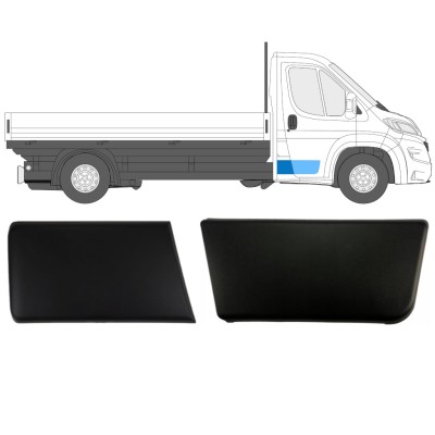 Sierlijsten zijlijsten set voor enkele cabine voor Fiat Ducato 2018- / Rechts / Enkele cabine / 14808