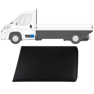 Zijlijst sierlijst voor Fiat Ducato 2018- / Links / Enkele cabine 14807