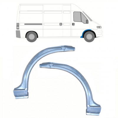 Reparatiepaneel voorste spatbord voor Fiat Ducato 1994-2006 / Links + Rechts / Set 10701