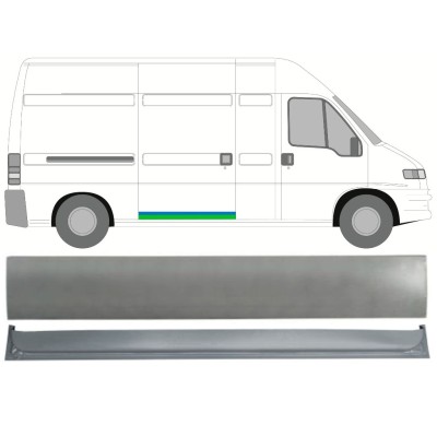 Binnen + buiten reparatiepaneel schuifdeur voor Citroen Jumper 1994-2006 / Rechts 16173