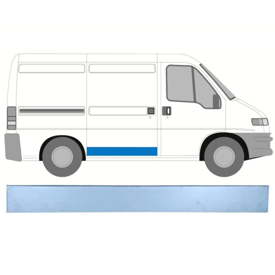 Interne reparatie achterste deuren voor Peugeot Boxer 1994-2006 / Rechts 15729